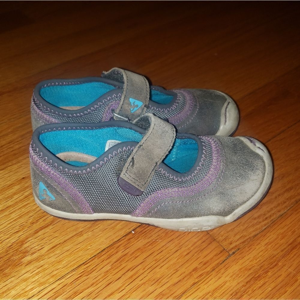 Plae Emme Silver leather flats